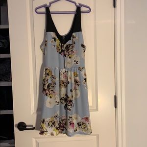 Light blue floral dress